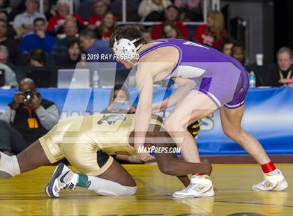 Thumbnail 3 in NYSPHSAA D1 Wrestling Championships (Finals 132 - 160 lbs) photogallery.