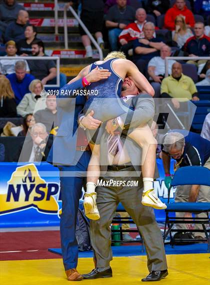 Thumbnail 3 in NYSPHSAA D1 Wrestling Championships (Finals 132 - 160 lbs) photogallery.