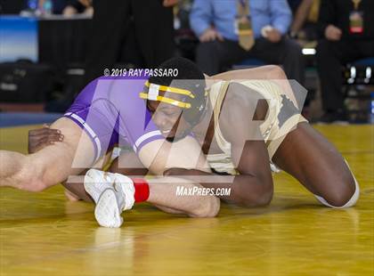 Thumbnail 2 in NYSPHSAA D1 Wrestling Championships (Finals 132 - 160 lbs) photogallery.