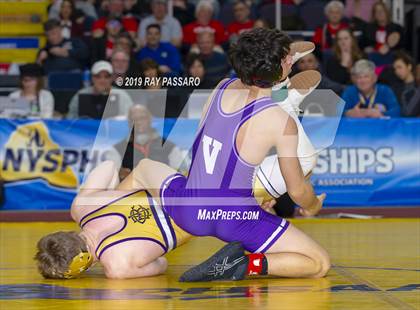 Thumbnail 2 in NYSPHSAA D1 Wrestling Championships (Finals 132 - 160 lbs) photogallery.