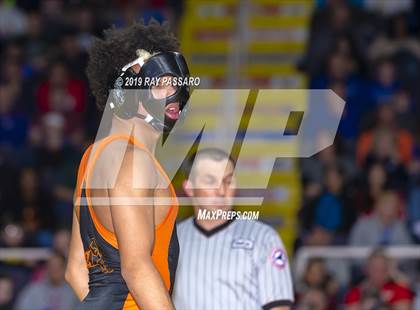Thumbnail 1 in NYSPHSAA D1 Wrestling Championships (Finals 132 - 160 lbs) photogallery.