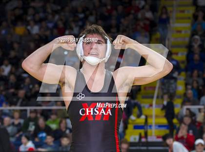 Thumbnail 3 in NYSPHSAA D1 Wrestling Championships (Finals 132 - 160 lbs) photogallery.