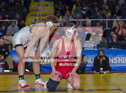 Thumbnail 3 in NYSPHSAA D1 Wrestling Championships (Finals 132 - 160 lbs) photogallery.