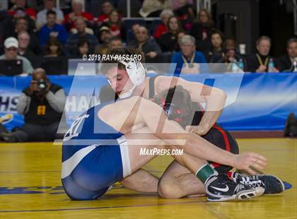 Thumbnail 3 in NYSPHSAA D1 Wrestling Championships (Finals 132 - 160 lbs) photogallery.