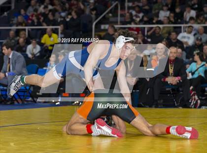 Thumbnail 3 in NYSPHSAA D1 Wrestling Championships (Finals 132 - 160 lbs) photogallery.
