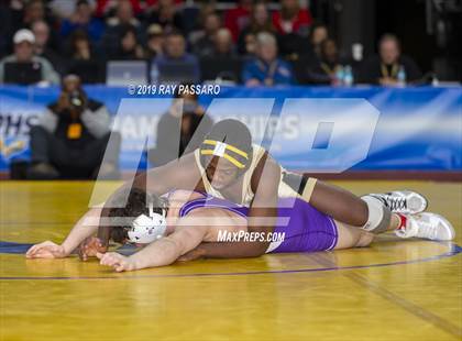 Thumbnail 3 in NYSPHSAA D1 Wrestling Championships (Finals 132 - 160 lbs) photogallery.