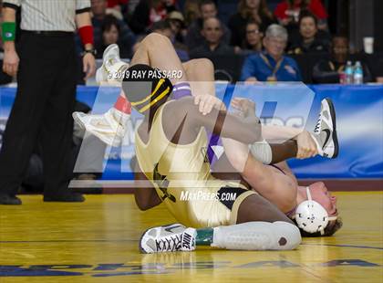 Thumbnail 1 in NYSPHSAA D1 Wrestling Championships (Finals 132 - 160 lbs) photogallery.