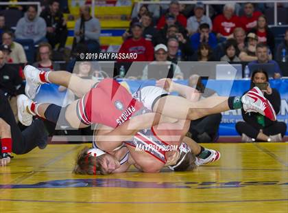 Thumbnail 2 in NYSPHSAA D1 Wrestling Championships (Finals 132 - 160 lbs) photogallery.
