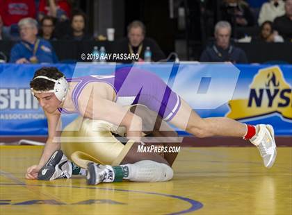 Thumbnail 2 in NYSPHSAA D1 Wrestling Championships (Finals 132 - 160 lbs) photogallery.