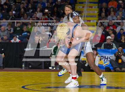 Thumbnail 2 in NYSPHSAA D1 Wrestling Championships (Finals 132 - 160 lbs) photogallery.