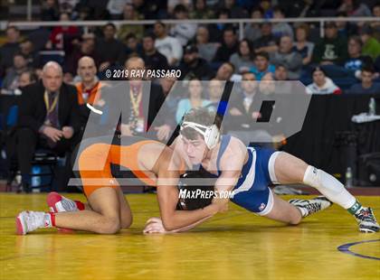 Thumbnail 3 in NYSPHSAA D1 Wrestling Championships (Finals 132 - 160 lbs) photogallery.