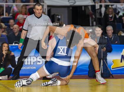 Thumbnail 1 in NYSPHSAA D1 Wrestling Championships (Finals 132 - 160 lbs) photogallery.