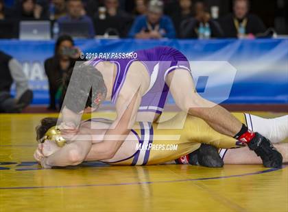 Thumbnail 2 in NYSPHSAA D1 Wrestling Championships (Finals 132 - 160 lbs) photogallery.