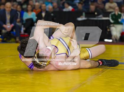 Thumbnail 2 in NYSPHSAA D1 Wrestling Championships (Finals 132 - 160 lbs) photogallery.
