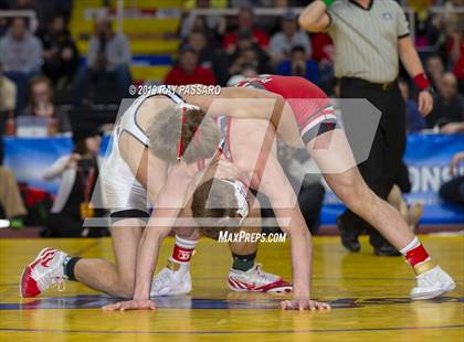 Thumbnail 1 in NYSPHSAA D1 Wrestling Championships (Finals 132 - 160 lbs) photogallery.