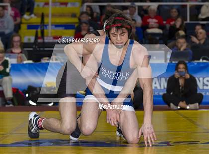 Thumbnail 2 in NYSPHSAA D1 Wrestling Championships (Finals 132 - 160 lbs) photogallery.