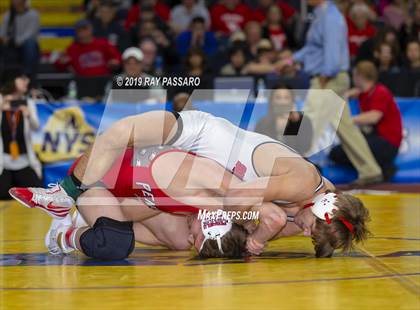 Thumbnail 2 in NYSPHSAA D1 Wrestling Championships (Finals 132 - 160 lbs) photogallery.