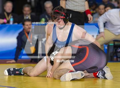 Thumbnail 1 in NYSPHSAA D1 Wrestling Championships (Finals 132 - 160 lbs) photogallery.