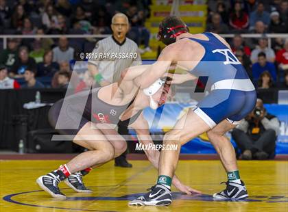 Thumbnail 1 in NYSPHSAA D1 Wrestling Championships (Finals 132 - 160 lbs) photogallery.