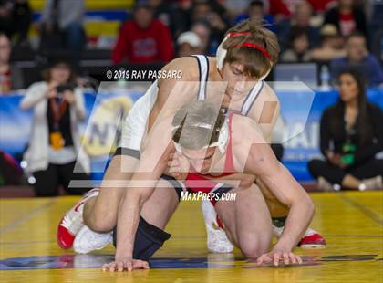 Thumbnail 2 in NYSPHSAA D1 Wrestling Championships (Finals 132 - 160 lbs) photogallery.