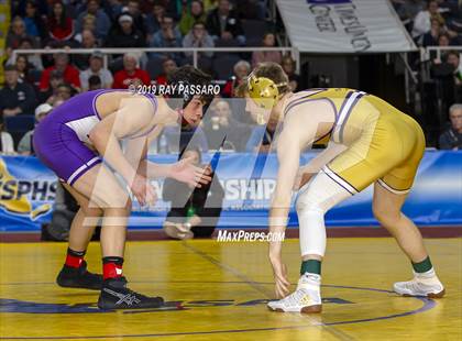 Thumbnail 2 in NYSPHSAA D1 Wrestling Championships (Finals 132 - 160 lbs) photogallery.