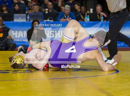 Thumbnail 2 in NYSPHSAA D1 Wrestling Championships (Finals 132 - 160 lbs) photogallery.