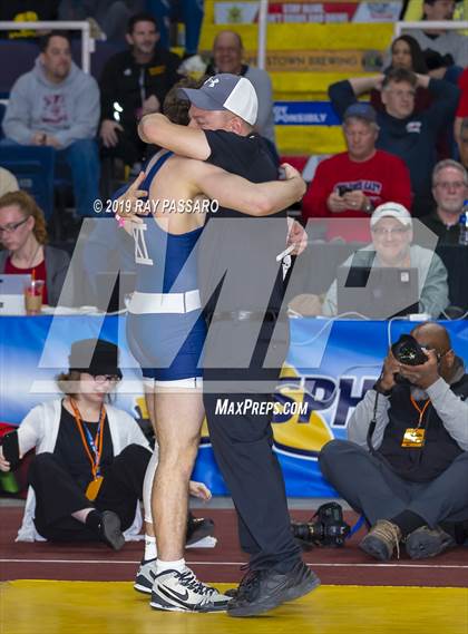 Thumbnail 3 in NYSPHSAA D1 Wrestling Championships (Finals 132 - 160 lbs) photogallery.
