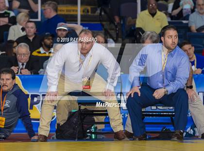 Thumbnail 1 in NYSPHSAA D1 Wrestling Championships (Finals 132 - 160 lbs) photogallery.