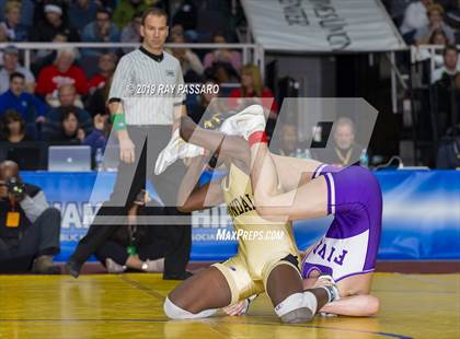 Thumbnail 3 in NYSPHSAA D1 Wrestling Championships (Finals 132 - 160 lbs) photogallery.