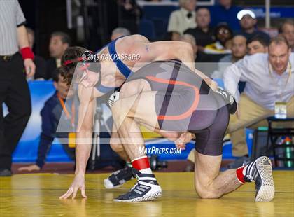 Thumbnail 2 in NYSPHSAA D1 Wrestling Championships (Finals 132 - 160 lbs) photogallery.