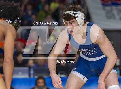 Thumbnail 3 in NYSPHSAA D1 Wrestling Championships (Finals 132 - 160 lbs) photogallery.