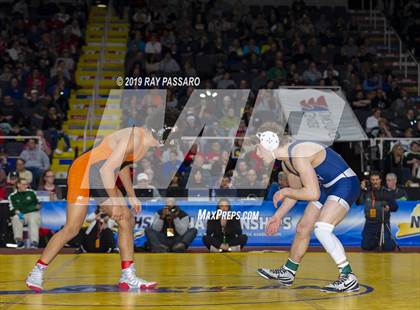Thumbnail 2 in NYSPHSAA D1 Wrestling Championships (Finals 132 - 160 lbs) photogallery.