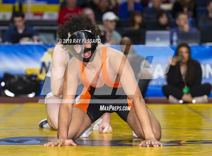 Thumbnail 3 in NYSPHSAA D1 Wrestling Championships (Finals 132 - 160 lbs) photogallery.
