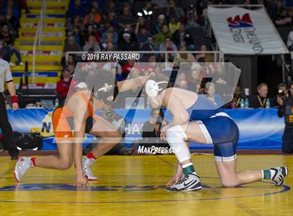 Thumbnail 1 in NYSPHSAA D1 Wrestling Championships (Finals 132 - 160 lbs) photogallery.