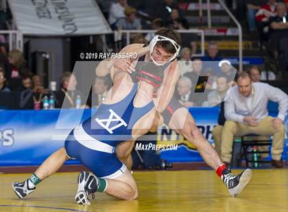 Thumbnail 2 in NYSPHSAA D1 Wrestling Championships (Finals 132 - 160 lbs) photogallery.