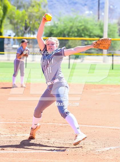 Thumbnail 3 in Salpointe Catholic vs. Bradshaw Mountain (AIA 4A Semifinal) photogallery.