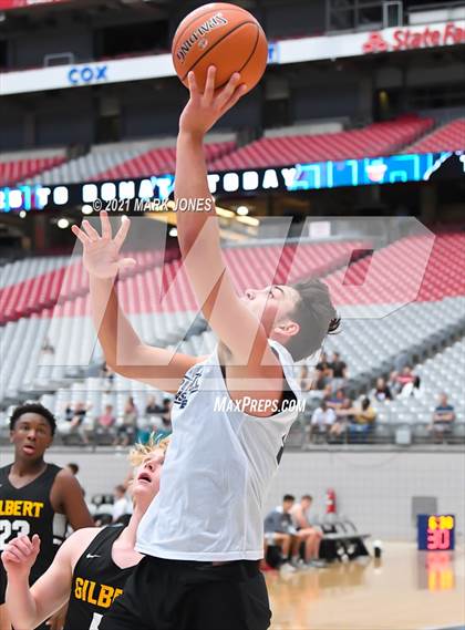 Thumbnail 3 in Pinnacle vs. Gilbert - Section 7 Basketball Tournament photogallery.