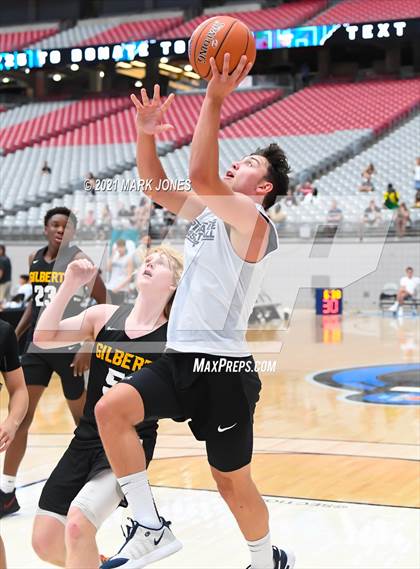 Thumbnail 2 in Pinnacle vs. Gilbert - Section 7 Basketball Tournament photogallery.