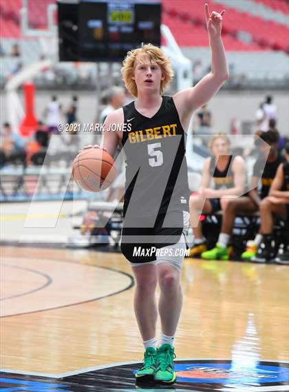 Thumbnail 1 in Pinnacle vs. Gilbert - Section 7 Basketball Tournament photogallery.