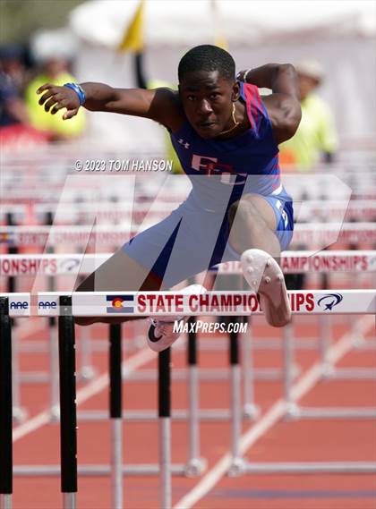 Thumbnail 3 in CHSAA Finals (110 Meter Hurdles) photogallery.