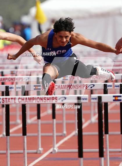 Thumbnail 3 in CHSAA Finals (110 Meter Hurdles) photogallery.