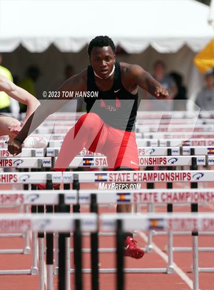 Thumbnail 3 in CHSAA Finals (110 Meter Hurdles) photogallery.