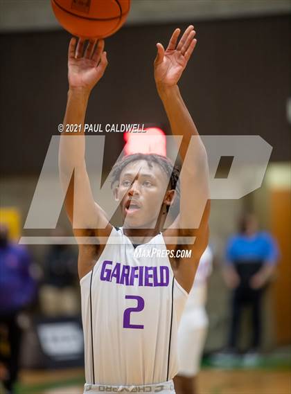 Thumbnail 1 in Garfield vs King's (Hardwood Invite 1st Round) photogallery.