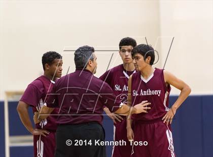 Thumbnail 1 in St. Anthony vs. Highlands (SAISD Tournament) photogallery.