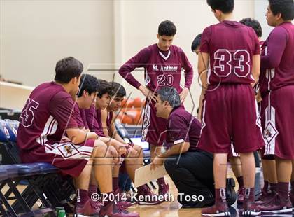 Thumbnail 2 in St. Anthony vs. Highlands (SAISD Tournament) photogallery.