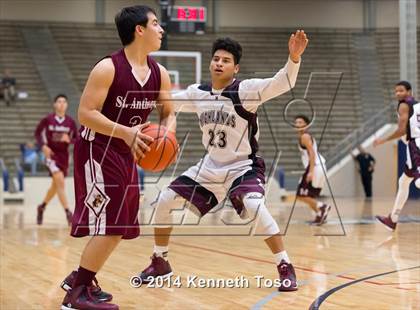 Thumbnail 3 in St. Anthony vs. Highlands (SAISD Tournament) photogallery.
