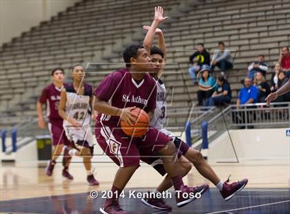 Thumbnail 3 in St. Anthony vs. Highlands (SAISD Tournament) photogallery.
