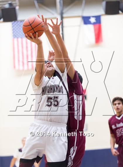 Thumbnail 2 in St. Anthony vs. Highlands (SAISD Tournament) photogallery.