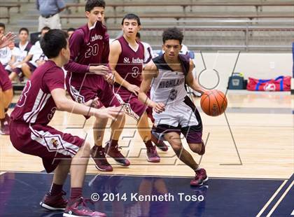 Thumbnail 2 in St. Anthony vs. Highlands (SAISD Tournament) photogallery.