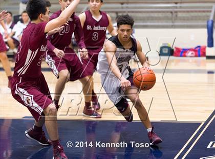 Thumbnail 3 in St. Anthony vs. Highlands (SAISD Tournament) photogallery.